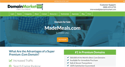 Desktop Screenshot of mademeals.com