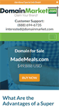 Mobile Screenshot of mademeals.com